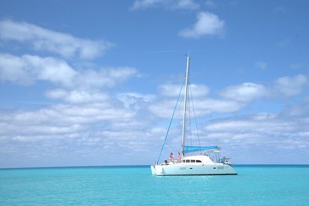 Private Catamaran Swim sail snorkel cliff jumping SUP