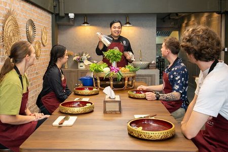 Authentic Thai Cooking with the Largest market visit &TukTuk ride