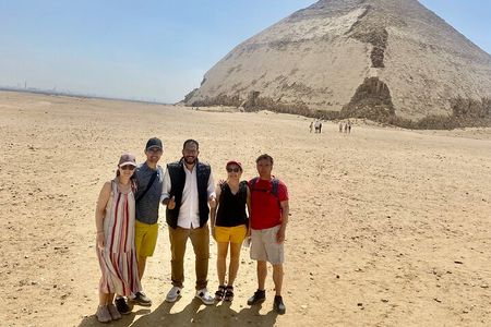 Full Day Tour to Visit Giza Pyramids, Sphinx, Sakkara, Dahshur
