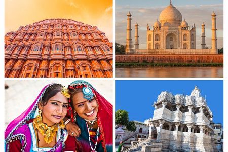 6 Day Delhi Agra Jaipur Udaipur-Golden Triangle with Udaipur Tour