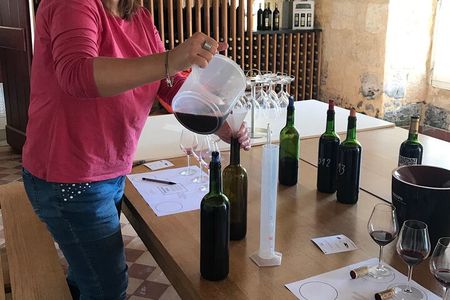Blending workshop and tour of the chateau