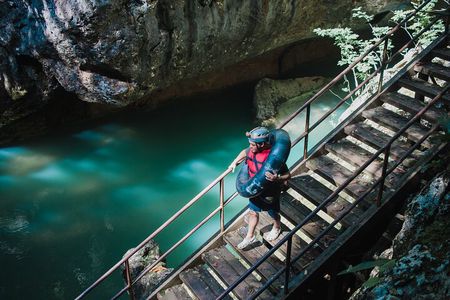 Private Cave Tubing in the Mayan Underworld 