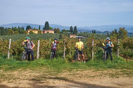 E-bike Chianti Classico & Tuscany tour with Wine & Lunch at Farm