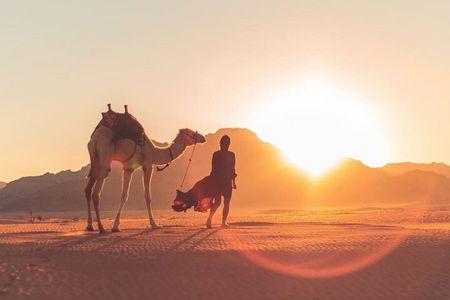 Explore Wadi Rum Desert with Camel Ride Experience with Stay