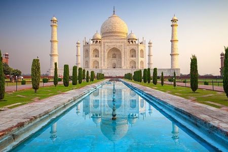 Sunrise Taj Mahal From Delhi