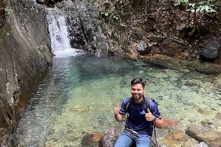Telaga Tujuh Waterfall Half Day and Sacred Blue Pool Tour