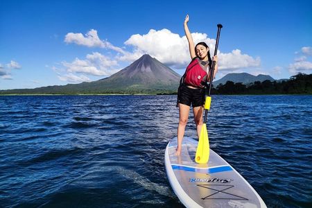 Stand Up Paddling on Lake Arenal