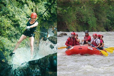 Mambo Combo Canyoning and Rafting near the Arenal Volcano