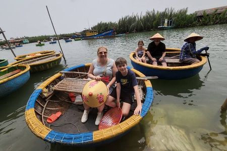 Bamboo Basket Boat Ride &Hoi An Ancient City Walking Private Tour