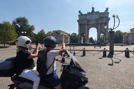 Milan Vespa Adventure: Private Tour for Couples and Friends