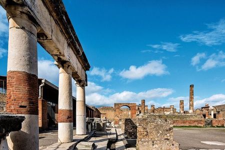 Visit the Pompeii excavations from Positano