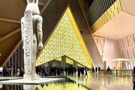 Private Guided Giza Pyramids and the Grand Egyptian Museum Tour