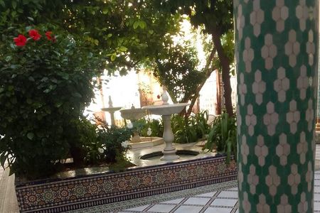Moroccan hammam with reception in private Riad Mouassine