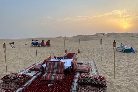 Private Overnight Camping in Liwa with BBQ Dinner & Breakfast