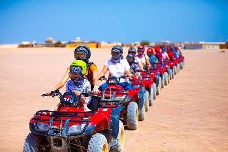 Hurghada Super Quad, Spider car, Dinner, show, free shopping 