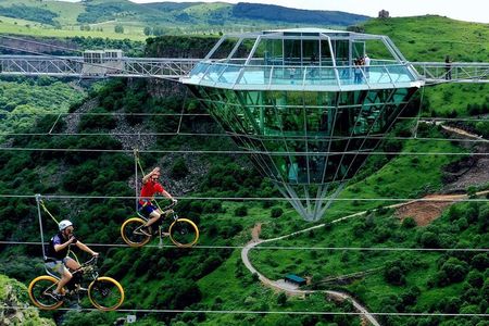 Dashbashi Canyon, Glass Bridge, Bicycle Zip Line, Swing, Private Full Day Tour