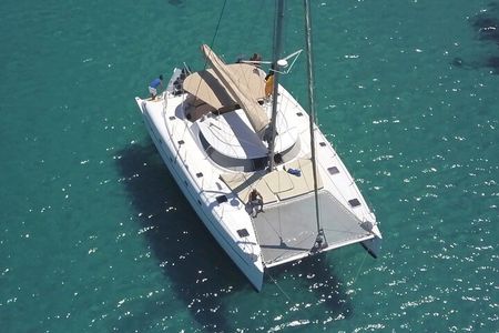 Mykonos Catamaran Private Sunset Cruise, Full Meal & Open-Bar