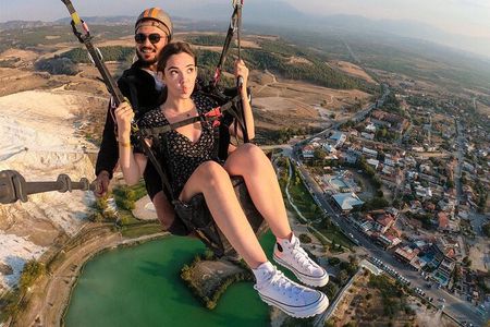 Paragliding at Pamukkale Denizli