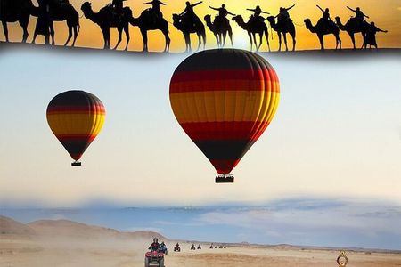 Pick an outdoor Activity: Balloons, QUAD, Camel Ride, Sahara Trip