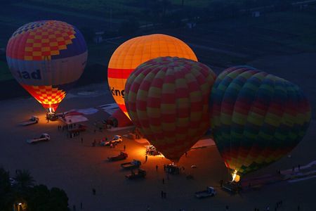 Luxury Sunrise Hot Air Balloon Rides in Luxor