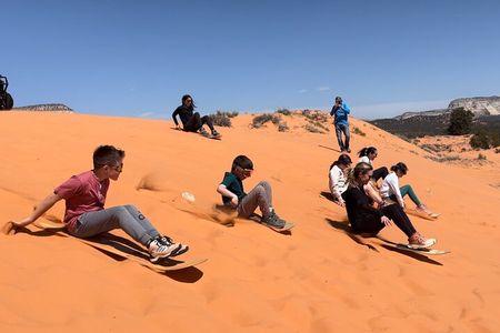 Peek-a-boo Slot Canyon Tour and Sandboarding UTV Adventure 