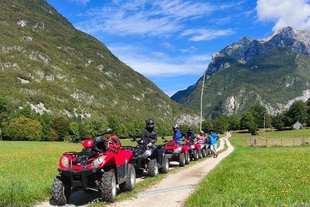 Adventure into Slovenian nature with a quad tour in Bovec.