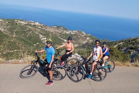 E-Mountain Bike Tour to the Roof of Lefkada Island 