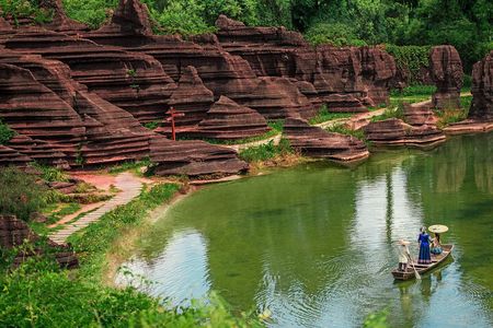 Wulong karst+Red stone National Park 3-days Private tour-Extension