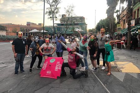 Drinks, Music and Lucha libre on a Saturday Night in Mexico City