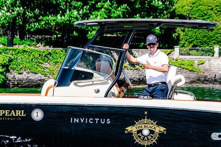 3H Guided Cruise Stop Bellagio Tender yacht Invictus 9 Pax