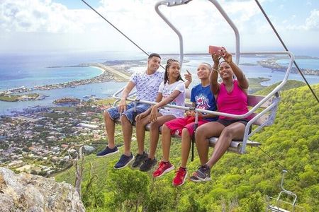 St. Maarten Sky Explorer Adventure: 360° Sentry Hill Experience
