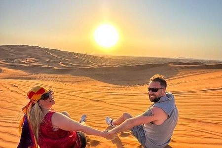 Dubai Evening Desert Safari w/ Barbeque Dinner, Camel Ride & Show