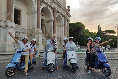 Exclusive Rome by Night Vespa Tour