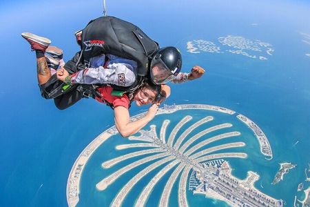 Dubai Skydive Tandem Over The Palm With Optional Transfers