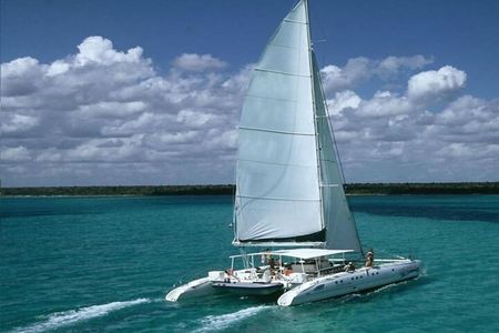  Saona Island Catamaran Adventure with Free Food and Transportation