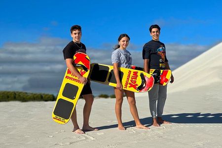 WildX Drive in 4x4 Sandboarding Atlantis White Dunes in Cape Town