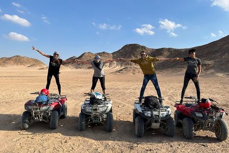 PRIVATE! 3-Hour or 5-Hour Quad Safari Tour to Sahara Desert