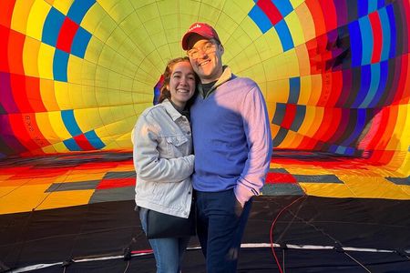 Hot air balloon adventure over Teotihuacan