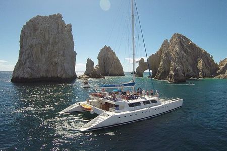 Multimillion Yacht Cabo Cruise Sunset or Snorkel Optional PICKUP!