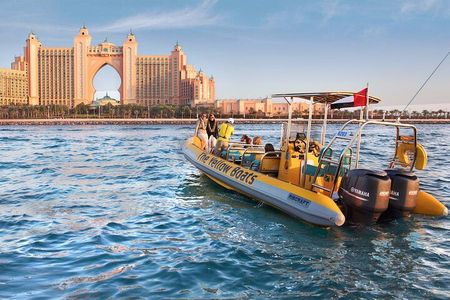 Yellow Boat Tour Dubai With Private Transfers