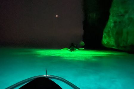 Night Kayaking in Clear Kayaks | Glowing Waters & Stars