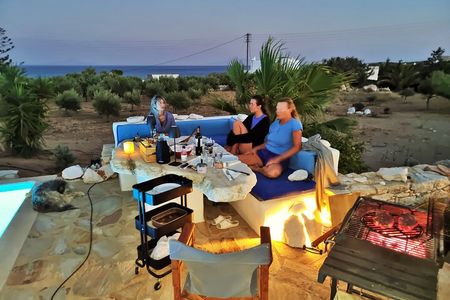 Romantic BBQ VIP Experience at a Private Sea View Villa Paros