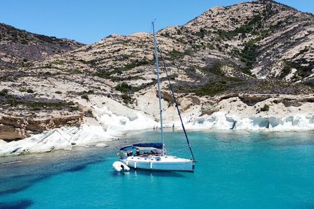 Kleftiko Poliegos and Round Trip Of Milos Island Lunch & Open bar