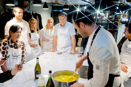 Milan Pasta and Tiramisu Cooking Class with Unlimited Wine