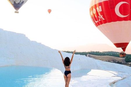 Pamukkale tour w. Entrance, Lunch & Transfer from Kemer