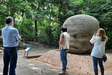 Guided Tour by the Olmec Stone Men