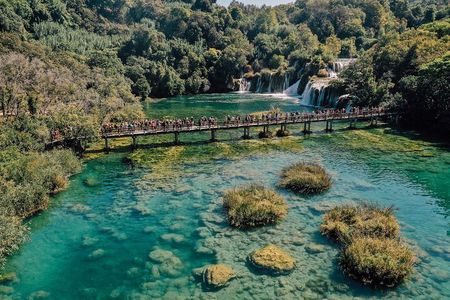 From Split: Krka Waterfalls, Food & Wine Tasting Tour