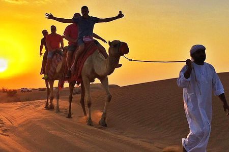 Private Sunset Safari With Extreme Dune Bashing & Camel Rides 