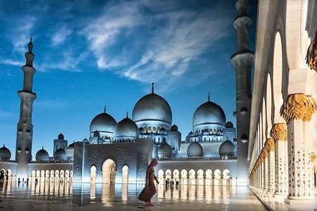 Abu Dhabi - Sheikh Zayed Grand Mosque Tour In A Private Vehicle