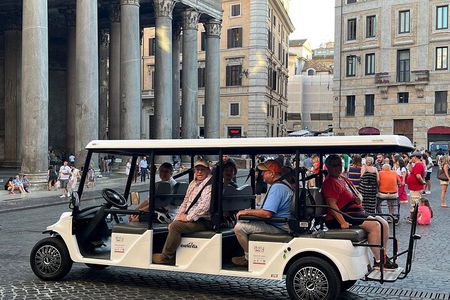 Small-Group Rome Golf Cart Tour with Driver or Guide Option